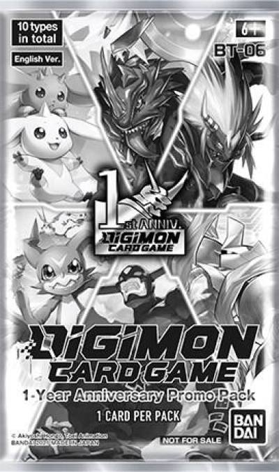 1 Year Anniversary Promo Pack  Digimon Promotion Cards Digimon card