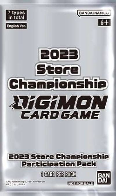 2023 Store Championship Participant Pack  Digimon Promotion Cards Digimon card