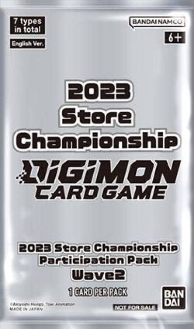 2023 Store Championship Participant Pack Wave 2  Digimon Promotion Cards Digimon card