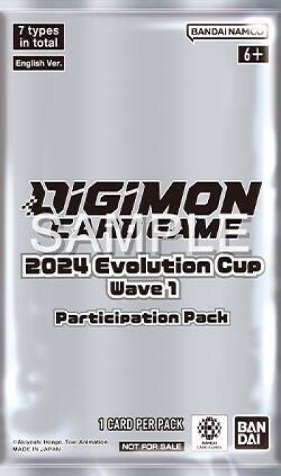 2024 Evolution Cup Wave 1 Participation Pack  Digimon Promotion Cards Digimon card