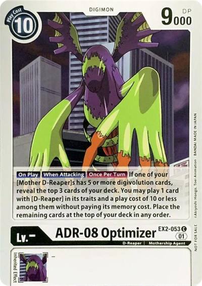 ADR 08 Optimizer EX2-053 C Revision Pack Cards Digimon card