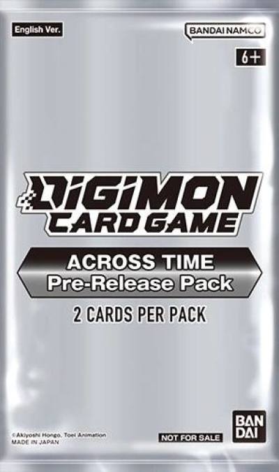 Across Time Pre Release Pack  Across Time Pre-Release Cards Digimon card