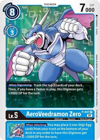 AeroVeedramon Zero P-047 P Digimon Promotion Cards Digimon card