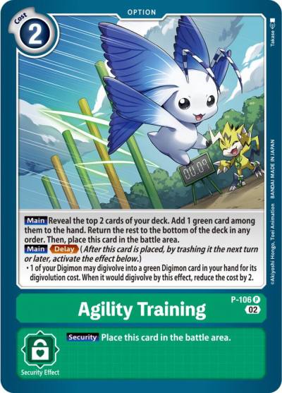 Agility Training Blast Ace Box Topper P-106 P Digimon Promotion Cards Digimon card