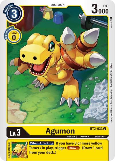 Agumon BT2-033 C Release Special Booster 1.5 Digimon card