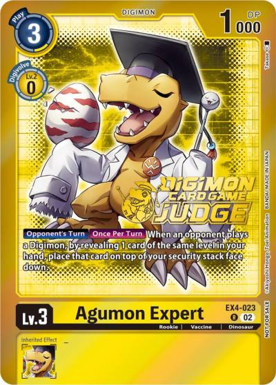 Agumon Expert Judge Pack 4 EX4-023 R Alternative Being Booster Digimon card