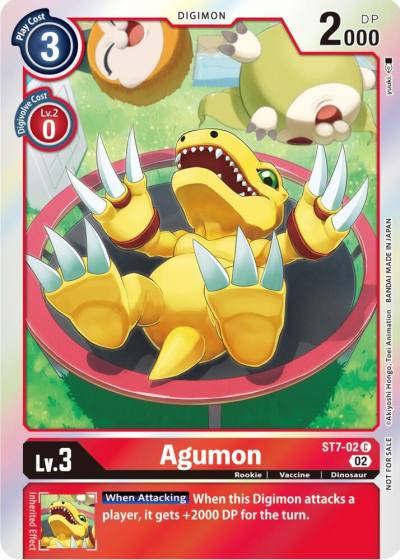 Agumon Official Tournament Pack Vol8 ST7-02 C Starter Deck 07: Gallantmon Digimon card