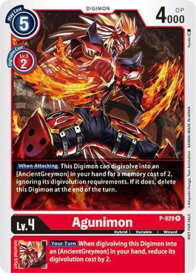 Agunimon P-029 P Revision Pack Cards Digimon card