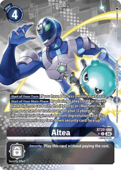 Altea Alternate Art BT20-086 U Release Special Booster 2.5 Digimon card