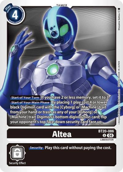 Altea BT20-086 U Release Special Booster 2.5 Digimon card