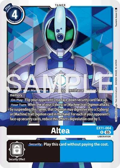 Altea EX11-064 R Dawn of Liberator Digimon card