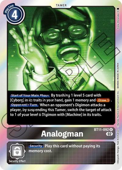 Analogman BT11-092 R Dimensional Phase Digimon card
