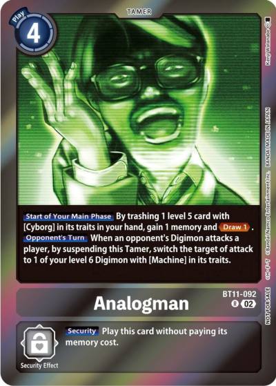 Analogman Event Pack 5 BT11-092 R Dimensional Phase Digimon card