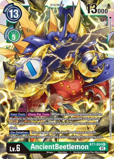 AncientBeetlemon BT7-054 R Next Adventure Digimon card
