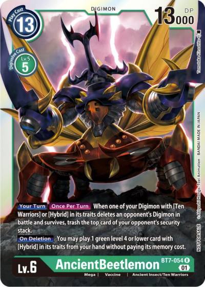 AncientBeetlemon Event Pack 3 BT7-054 R Next Adventure Digimon card