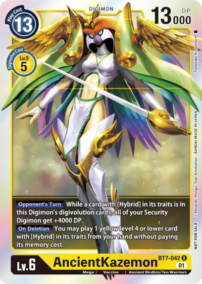 AncientKazemon Event Pack 3 BT7-042 R Next Adventure Digimon card