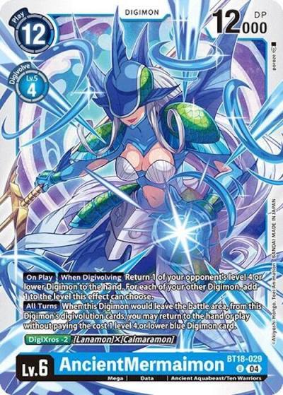 AncientMermaimon BT18-029 U Release Special Booster 2.0 Digimon card