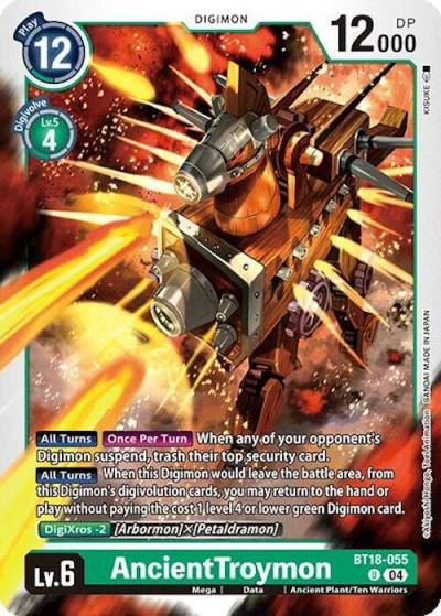 AncientTroymon BT18-055 U Release Special Booster 2.0 Digimon card
