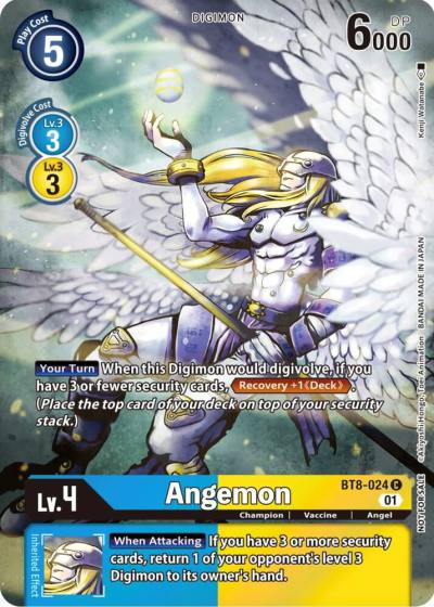 Angemon Official Tournament Pack Vol9 BT8-024 C New Awakening Digimon card
