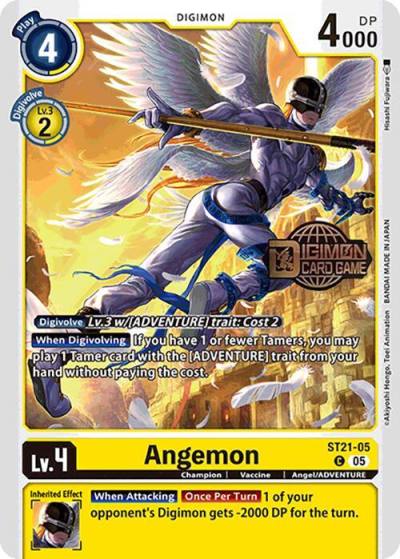 Angemon ST21-05 C Starter Deck 21: Hero of Hope Release Event Cards Digimon card