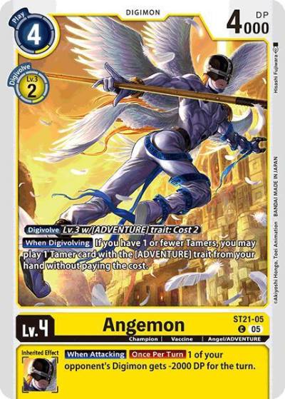 Angemon ST21-05 C Starter Deck 21: Hero of Hope Digimon card
