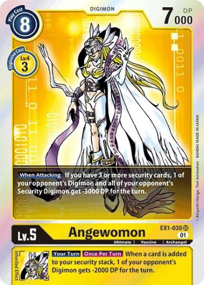 Angewomon EX1-030 SR Classic Collection Digimon card