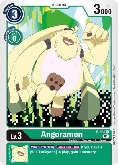 Angoramon P-060 P Revision Pack Cards Digimon card