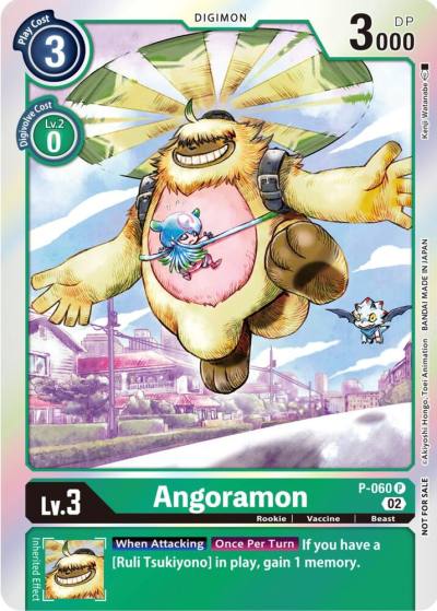 Angoramon Winner Pack Royal Knights P-060 P Digimon Promotion Cards Digimon card