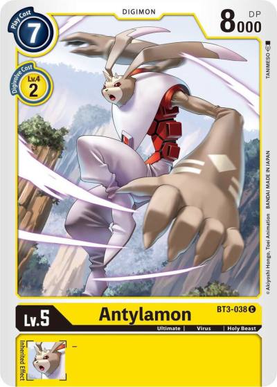 Antylamon BT3-038 C Release Special Booster 1.5 Digimon card