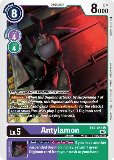 Antylamon EX4-057 C Alternative Being Booster Digimon card