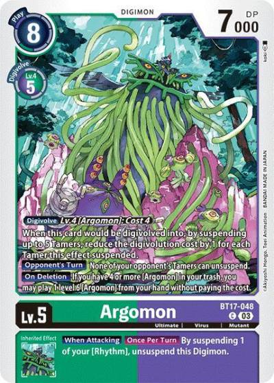 Argomon BT17-048 C Secret Crisis Digimon card
