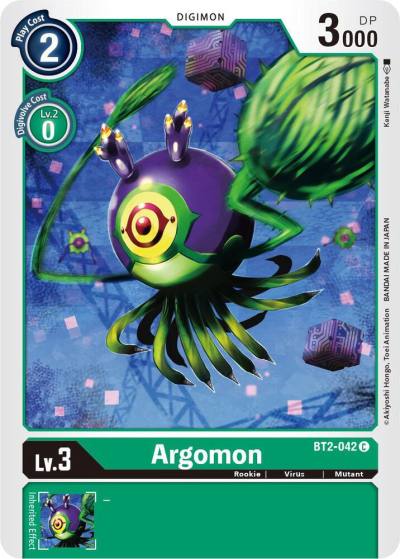 Argomon BT2-042 C Release Special Booster 1.5 Digimon card
