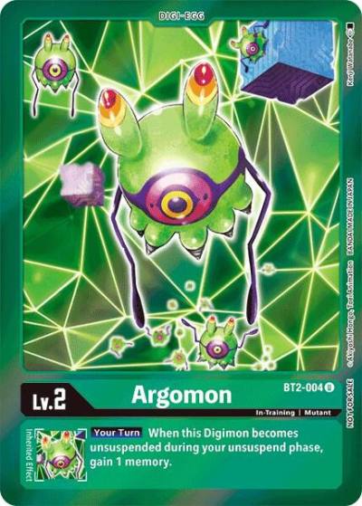 Argomon Event Pack 2 BT2-004 U Release Special Booster 1.0 Digimon card