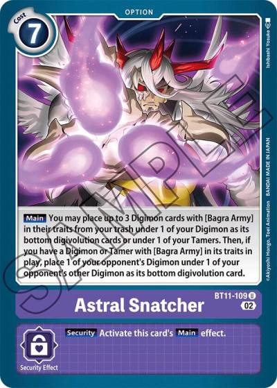 Astral Snatcher BT11-109 U Dimensional Phase Digimon card