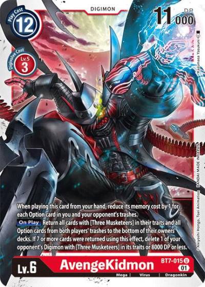 AvengeKidmon BT7-015 U Next Adventure Digimon card