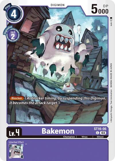 Bakemon ST16-06 C Starter Deck 16: Wolf of Friendship Digimon card