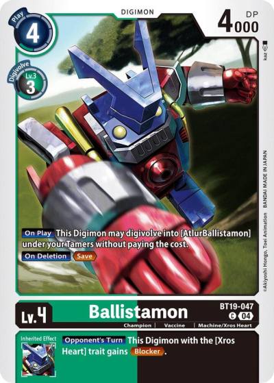 Ballistamon BT19-047 C Release Special Booster 2.5 Digimon card