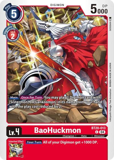 BaoHuckmon BT20-013 C Release Special Booster 2.5 Digimon card