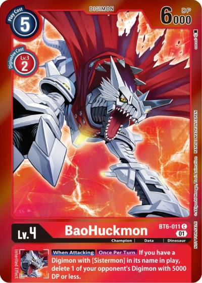 BaoHuckmon Event Pack 3 BT6-011 C Double Diamond Digimon card