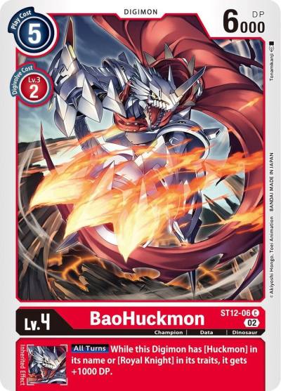 BaoHuckmon ST12-06 C Starter Deck 12: Jesmon Digimon card
