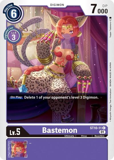 Bastemon ST10-11 C Starter Deck 10: Parallel World Tactician Digimon card