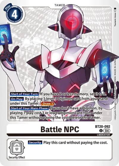 Battle NPC BT20-092 U Release Special Booster 2.5 Digimon card