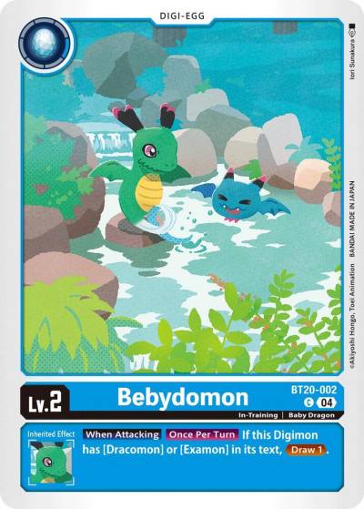 Bebydomon BT20-002 C Release Special Booster 2.5 Digimon card