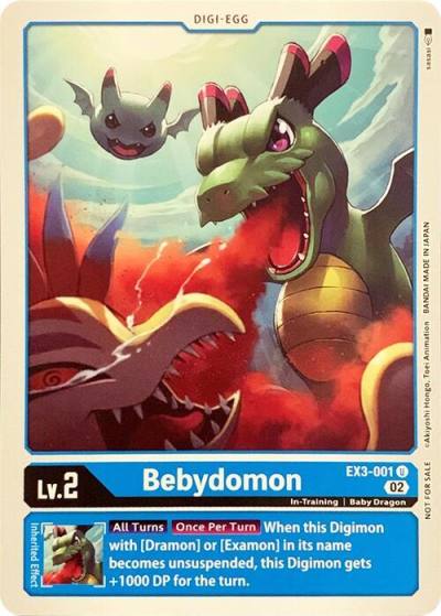 Bebydomon EX3-001 U Revision Pack Cards Digimon card