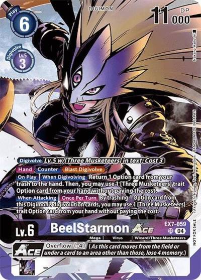 BeelStarmon ACE Alternate Art Box Topper EX7-059 SR Special Limited Set Digimon card
