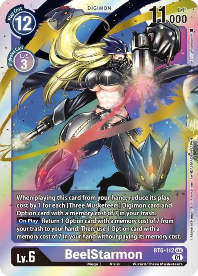 BeelStarmon BT6-112 SEC Double Diamond Digimon card