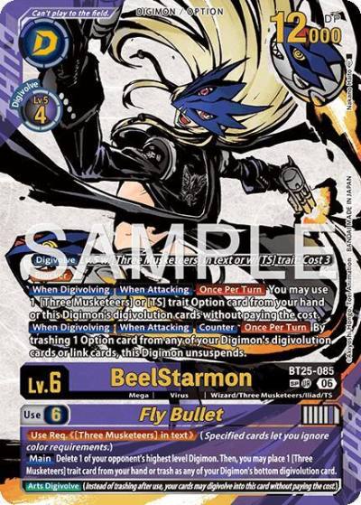BeelStarmon // Fly Bullet SP BT25-085 Dual Revolution Digimon card