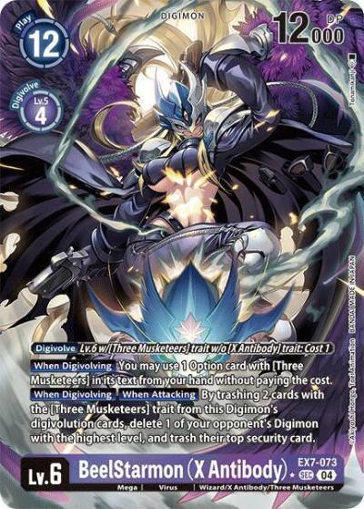 BeelStarmon X Antibody Alternate Art EX7-073 SCR Digimon LIBERATOR Digimon card