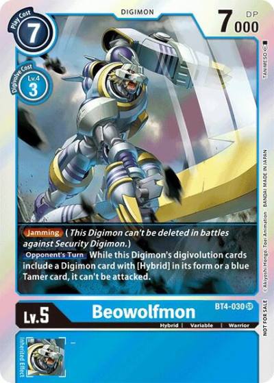 Beowolfmon Event Pack 2 BT4-030 SR Great Legend Digimon card