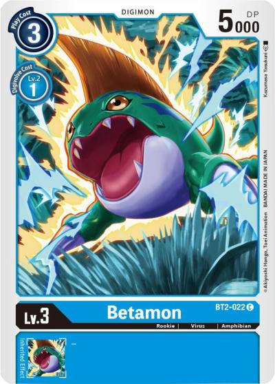 Betamon BT2-022 C Release Special Booster 1.5 Digimon card